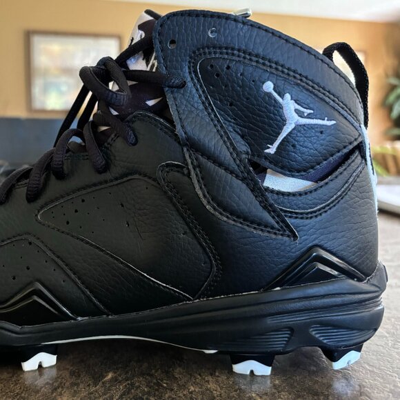 Nike Air Jordan Retro VII Oreo MCVS Baseball Softball Cleats - Picture 1 of 7